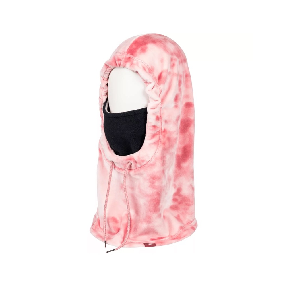 Roxys 2 in 1 collar. Silver Pink Tie Dye Pilar Fleece Lining One Size